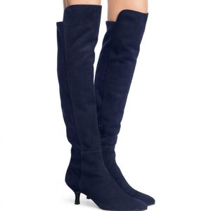 Stuart Weitzman, Allways Blue Suede, Size 7 M, New